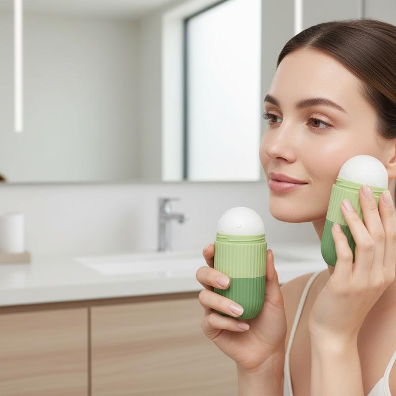 Cetakan Es Silikon Pijat Kecan - Face Ice Roller Puffiness ulasan dan harga