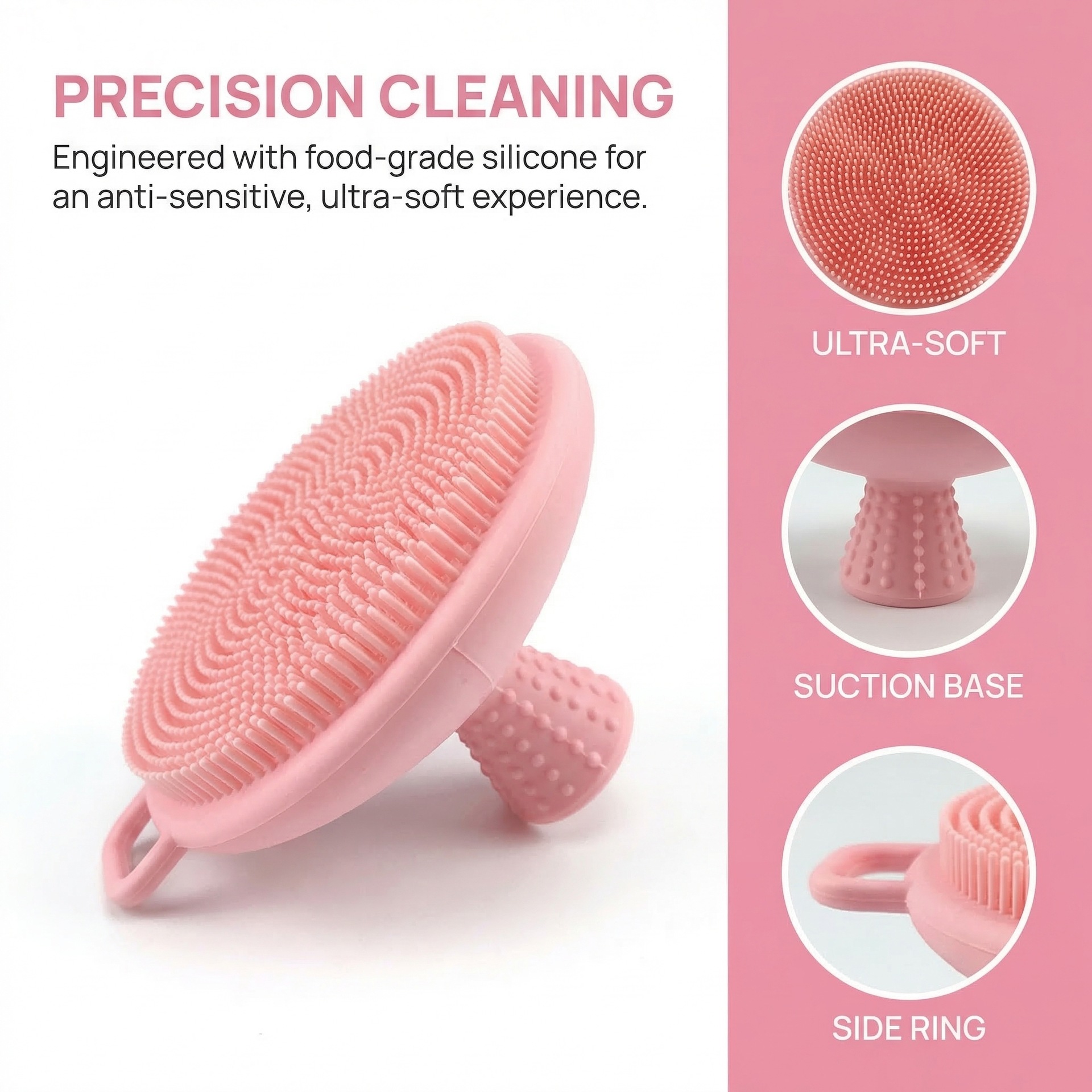 Sikat Pembersih Wajah Silikon, - Silicone Face Scrubber Electric ulasan dan harga