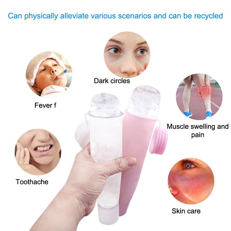 Cetakan Es Batu Silikon Bentuk - Face Ice Roller Puffiness ulasan dan harga