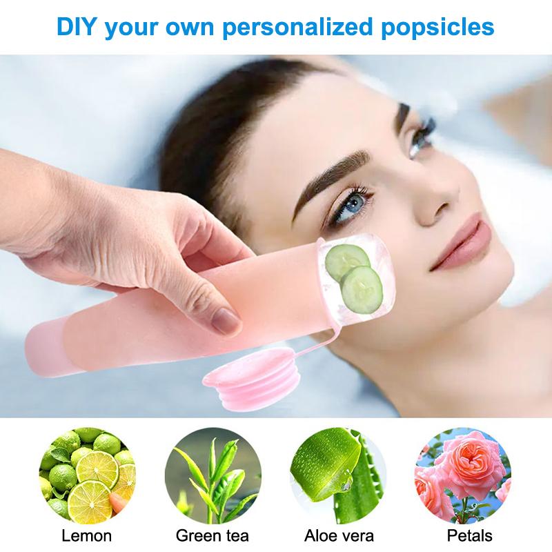 Cetakan Es Batu Silikon Bentuk - Face Ice Roller Puffiness ulasan dan harga