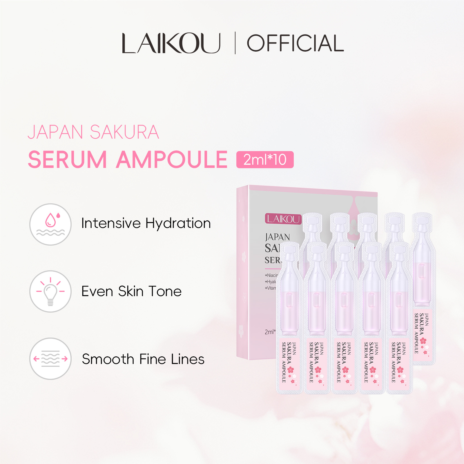 10 pcs Serum Wajah Pelembab Sa - Niacinamide Pore Shrinking Essence ulasan dan harga