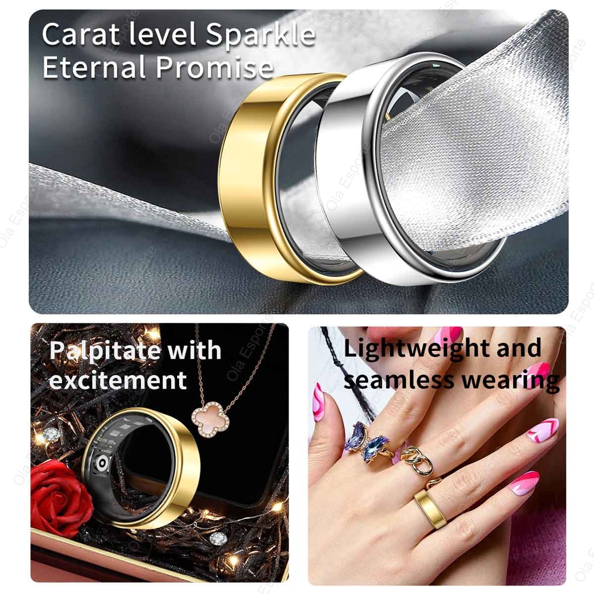 Cincin Pintar Multifungsi Terb - Health Monitors ulasan dan harga